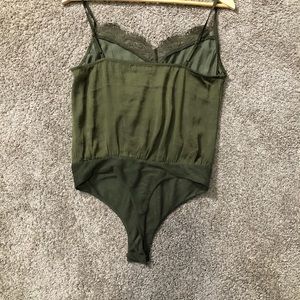 Socialite olive green body suit